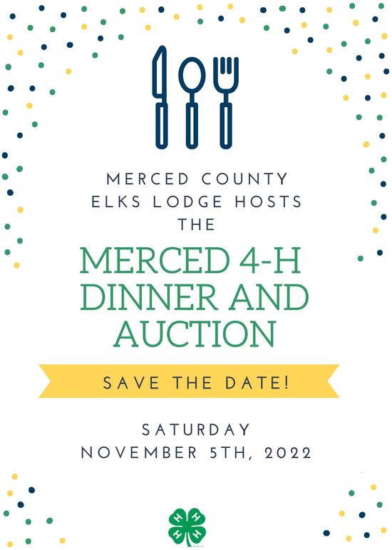 4-H Dinner and Auction Save the Date 2