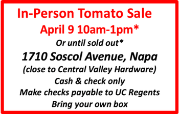Tomato Sale and Education Day
