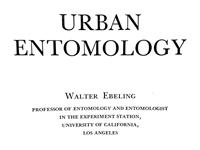 Walter Ebeling Urban Entomology