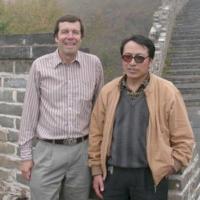 Gao and Frank at the Great Wall.