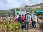 UC ANR leaders visited colleagues at UC Elkus Ranch and UCCE San Mateo/San Francisco offices and met county partners and local stakeholders. Photo by Peggy Lynch