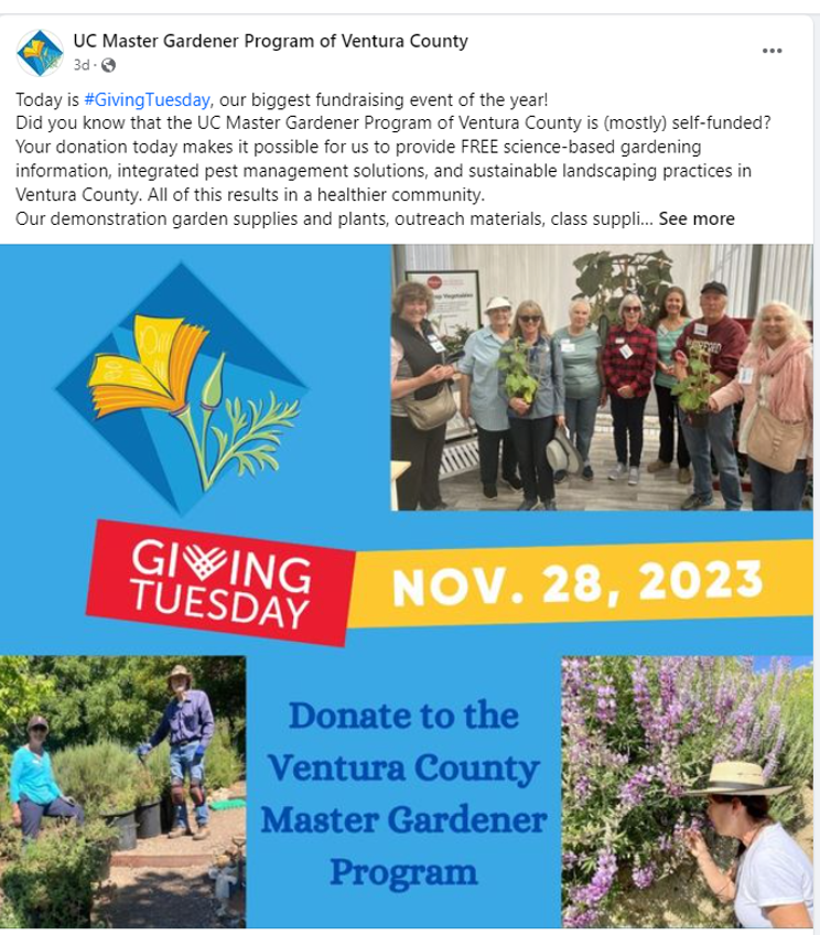 ANR raises nearly $100,000 on GivingTuesday - ANR Employee News - ANR Blogs