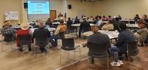 A recent survey of California farmers showed that 67% of the farmers agree that climate change is happening. Farmers attend a workshop about the decision support tool CalAgroClimate in Tulare. for ANR Employee News Blog