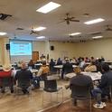 A recent survey of California farmers showed that 67% of the farmers agree that climate change is happening. Farmers attend a workshop about the decision support tool CalAgroClimate in Tulare.