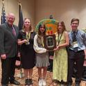 The national champion California 4-H Horticulture Team. From left, Michael Rethwisch, Jolene Junge, Maya Krishnaswamy, Noemi Nejedli and Lucas Gribi.