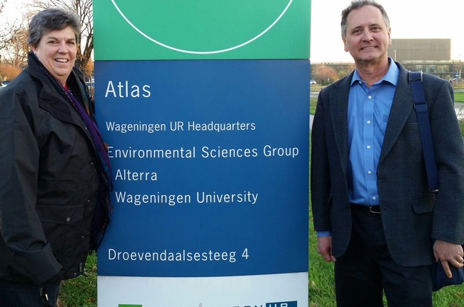 Glenda Humiston and Doug Parker visited Wageningen University with USDA Secretary Karen Ross.