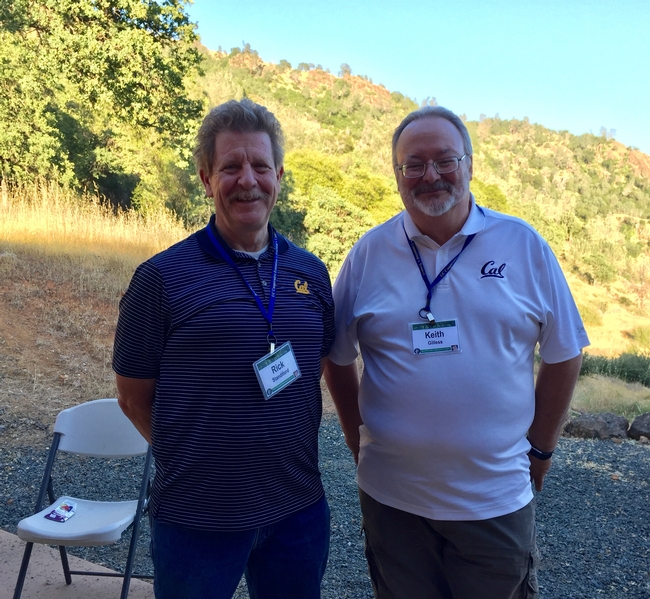 “There are a select few individuals who both excel at research, teaching, service and outreach and can lead and motivate others to try to do the same. Rick belongs to this rarest subspecies of academic,” said Keith Gilless, shown on right with Standiford.