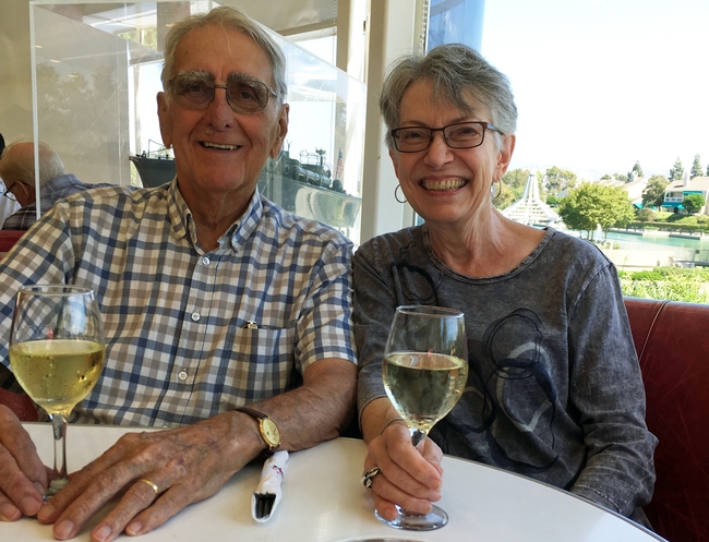 Lowell Lewis and former ANR colleague Judy Craig got together in September 2019. Photo by Joe Craig
