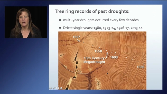 Lynn Ingram's talk on “Climate change and paleoclimatology: 2013/2014 in perspective” has been more than 800 times.