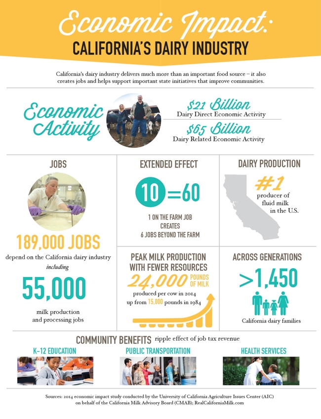 Economic impact of California's dairy industry