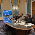 Glenda Humiston, center, testified before the U.S. House of Representatives Committee on Agriculture on the importance of agricultural research and other USDA programs as they review the Farm Bill.