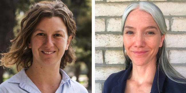 Giulia Marino, left, and Mae Culumber have been selected as Presidential Chairs for Tree Nuts at University of California Agriculture and Natural Resources.