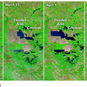 Tulare lake time sequence Nasa April 28. https://earthobservatory.nasa.gov/images/151284/tulare-lake-grows#