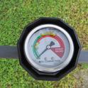 Soil compaction meter. Generally, root growth is not hindered when soil resistance is less than 300 psi.