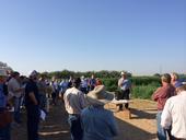 Dan Putnam discusses variety selection at the Alfalfa and Forage Field Day.