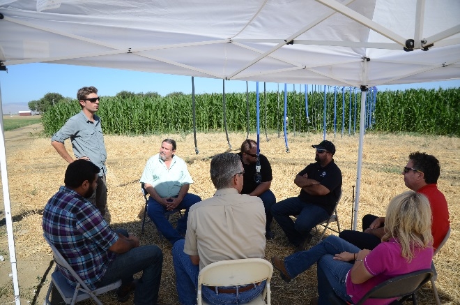 UC Davis hosts Rain for Rent and Reinke Mfg at Center Pivot Field in ...