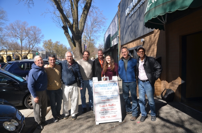 California CASI members hosting Doug Karlen of the USDA ARS National Lab for Agriculture and the Environment, Davis, CA March 5, 2018 (From left to right, Jeff Mitchell, Roberto Botelho, Doug Karlen, Hudson Minshew, Rich Collins, Jessica Chiartas, Tony Rolfes, and Zahangir Kabir
