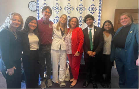 California 4-H delegation meeting with Congresswoman Katie Porter