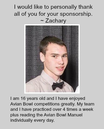 Thank you from Zachary.