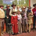 CA Award winners: Front row: EmmaLee (brown skirt)-Kern County; Hope (knee-level coat)-Kern County; Christine (holding medal)-Kern County; Garrett-Kern County; 2nd Row: Thomas (2nd from right)-Santa Clara County
