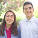 4-H Teen Leaders Fiona Reyes and Santiago Piva