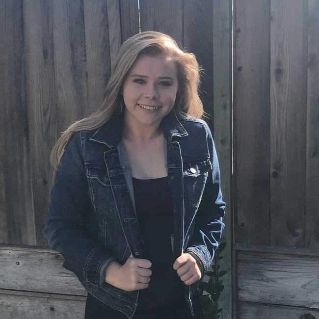 Ashley Jordan, 2019 Youth in Action Finalist for Agriculture