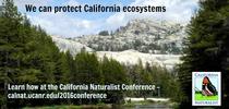 Protect ecosystems, Facebook, Twitter, LinkedIn for CalNat Share Images Blog