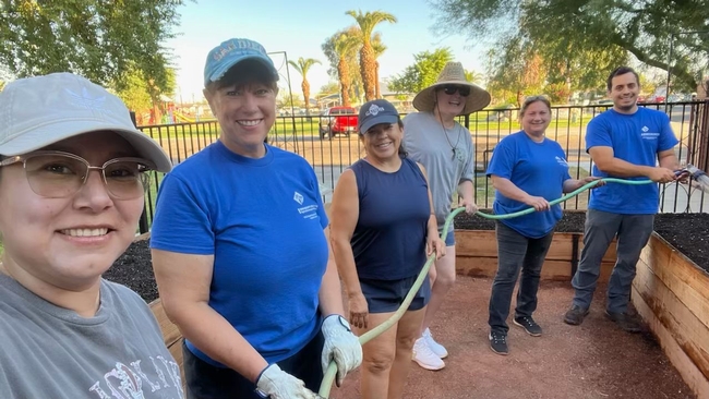 UC Master Gardeners of Imperial County during a community event. Photo courtesy of Kristian Salgado.