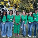 Seen here sharing a moment with the 2023-24 4-H State Ambassador team at the State Leadership Conference, Holmes aims to ensure every young person across California has access to 4-H programs. Photo courtesy of California 4-H