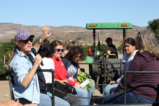 Students tour South Coast REC during a GROW field day. Photo by Saoimanu Sope.