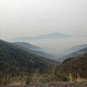 A smokey valley view from Priest Grade, looking down to town of Moccasin. (Photo: JoLynn Miller)