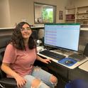 Mireya Molina, El Diamonte High School Student, serves as summer intern