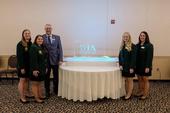 Brent Hales stands with members of the Pennsylvania 4-H State Leadership Council at the 2023 Farm Show. Photos courtesy of Brent Hales