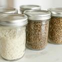 Store staples in glass or hard plastic containers to reduce the likelihood of finding or spreading pantry pests. (Photo:  Pexels)