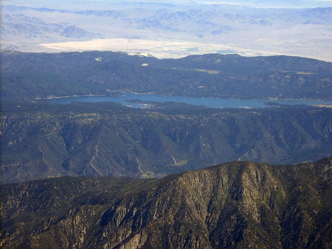 Open space in San Bernardino County, including Big Bear Lake and Lucerne Dry Lake. (Photo: Wikimedia Commons)