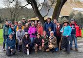 Napa County Forest Stewardship Workshop participants gather during the series’ in-person field day.