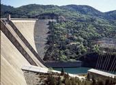 The 70-year-old Shasta Dam forms the largest reservoir in California.