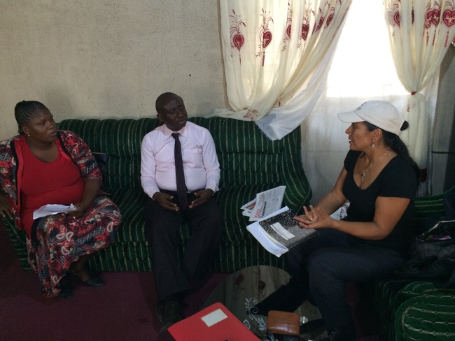 Alfaro conducts a discussion with the FAMA director and staff in Ado-Ekiti State.