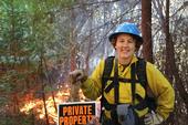 Lenya Quinn-Davidson, UC Cooperative Extension advisor and director of the Northern California Prescribed Fire Council, is organizing the first-ever Women-in-Fire Prescribed Fire Training Exchange. Photo by Larry Luckham