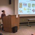 CLEAR student Sonia Chapiro speaks about GMOs as part of the 