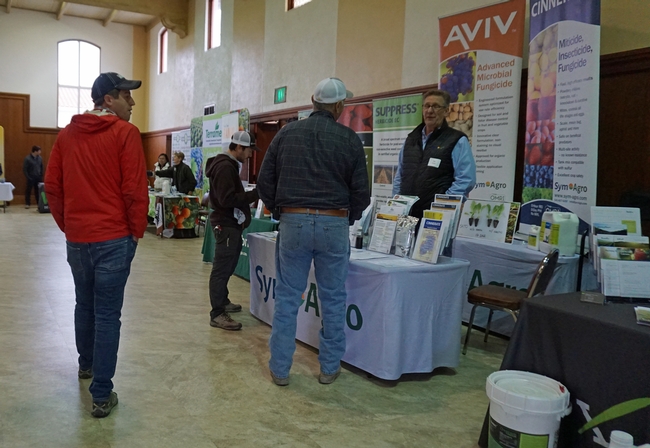 The Ag Innovations Conference in Santa Maria included a trade show.
