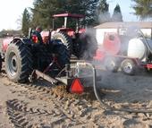 Injecting steam may be one way to disinfest soil without chemical fumigants.