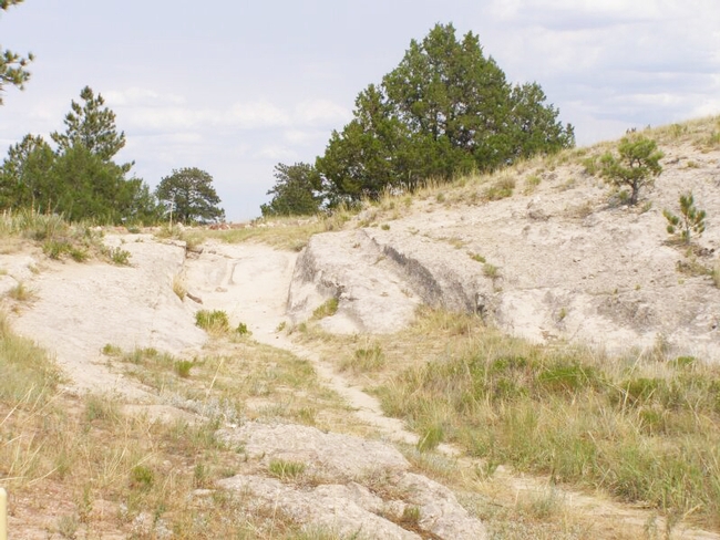 Oregon Trail Ruts State Historic Site in Wyoming. (Photo: Wikipedia)