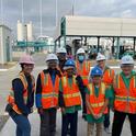 PVP 4-H club members touring the West Basin Municipal Water District's Edward C. Little Water Recycling Facility in El Segundo in December 2022.