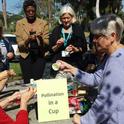 Dr. Rose Hayden-Smith leads a pollination activity