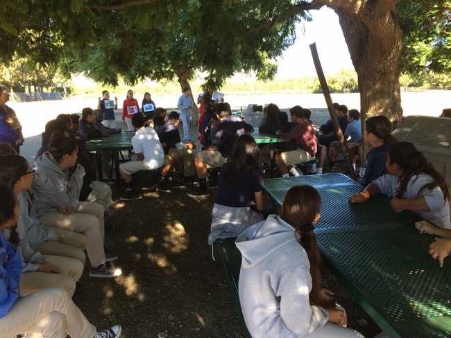 8th Graders learn about Ventura County Agriculture and play Name that Crop
