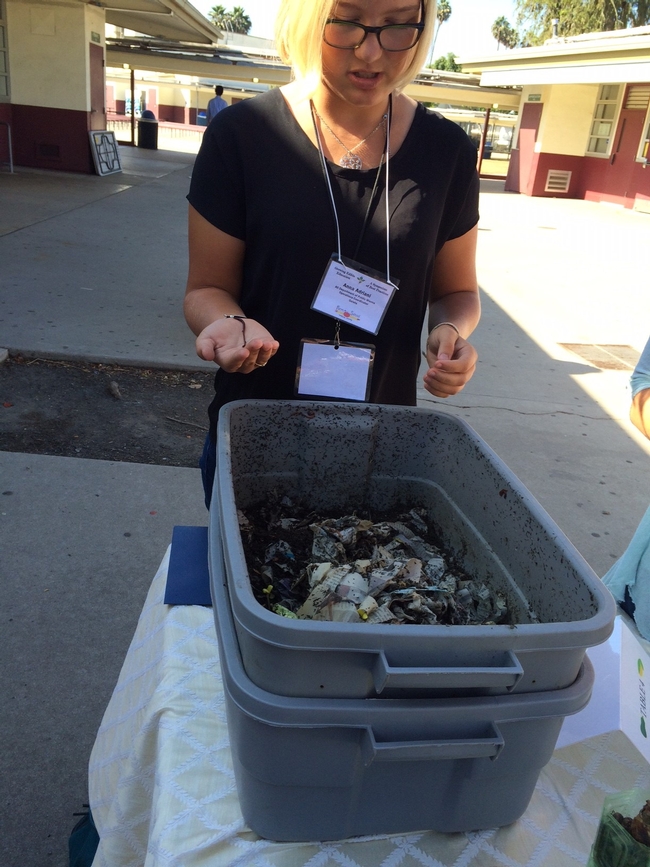 UCSB students-worm composting made easy