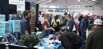 SRAs Brady Holder and Lauren Vuicich provide information from the Kearney booth at World Ag Expo. for Kearney news updates Blog