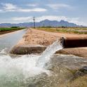 File photograph of an irrigation canal.