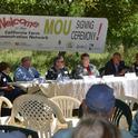 The California farm demonstration network MOU signing ceremony held May 5th, 2017.